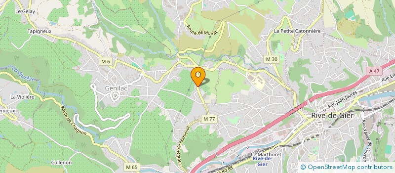 localisation de l'entreprise ADRIMA IMMOBILIER  GENILAC