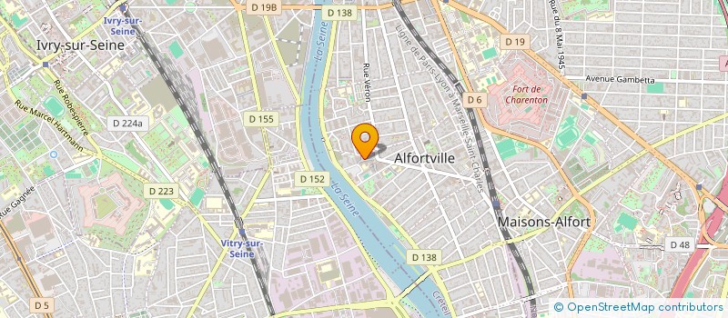 localisation de l'entreprise ADRIME à ALFORTVILLE