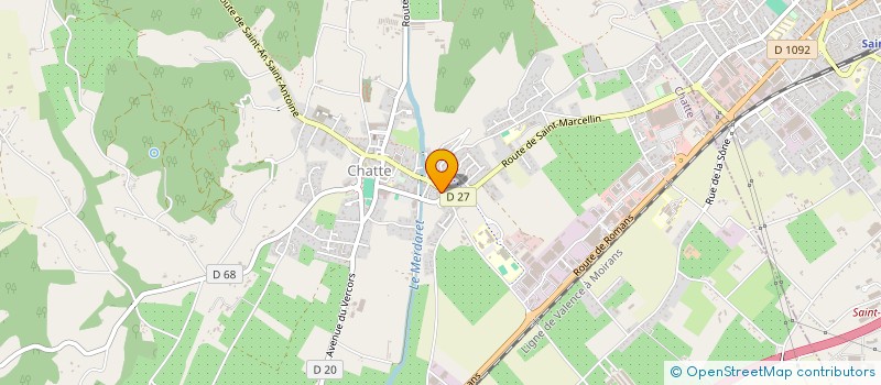 localisation de l'entreprise ADRINE  CHATTE