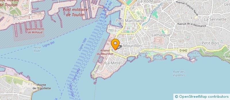 localisation de l'entreprise ADRIS  TOULON