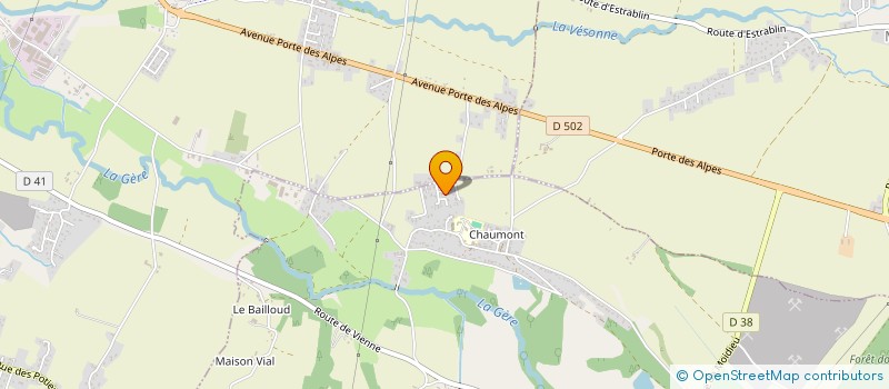 localisation de l'entreprise ADRIS  EYZIN-PINET