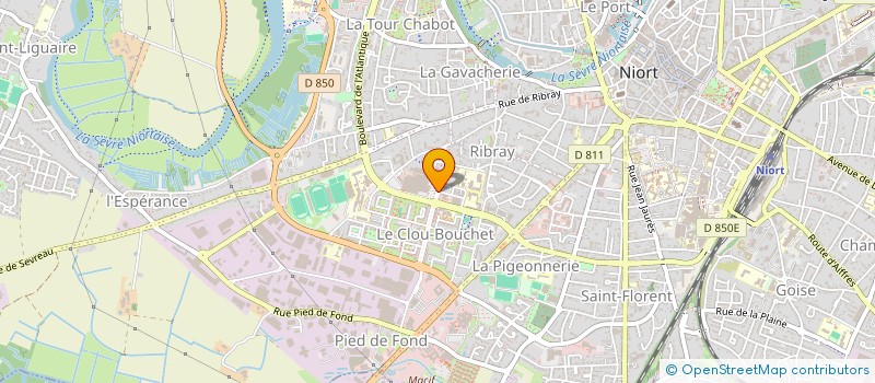 localisation de l'entreprise ADRISCHMITT PANIFICATION à NIORT
