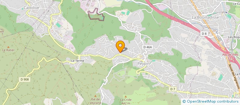 localisation de l'entreprise ADRIVIA  PEYPIN