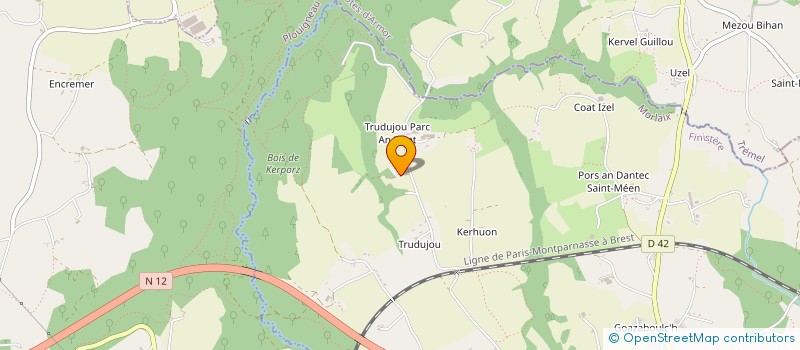 localisation de l'entreprise ADRIYANNA  PLOUEGAT-MOYSAN