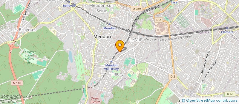 localisation de l'entreprise ADRK à MEUDON