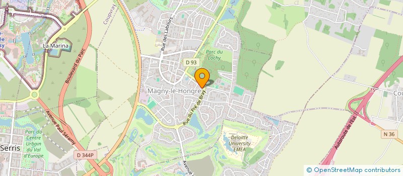 localisation de l'entreprise ADRKL  MAGNY-LE-HONGRE