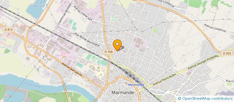 localisation de l'entreprise ADRM DISTRIBUTION à MARMANDE