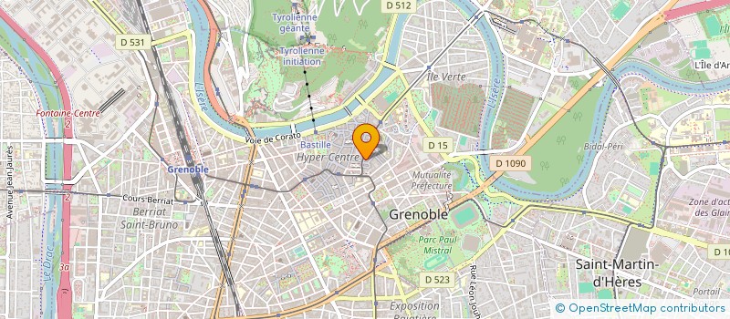 localisation de l'entreprise ADRN TECHNOLOGIE à GRENOBLE
