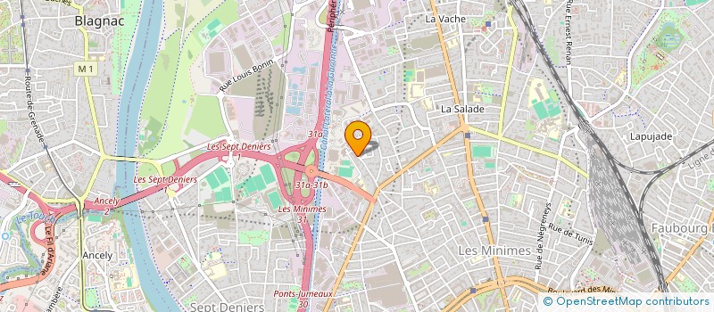 localisation de l'entreprise ADROM  TOULOUSE