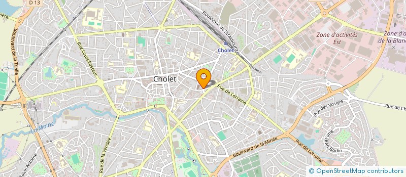 localisation de l'entreprise ADROMA GREEN à CHOLET