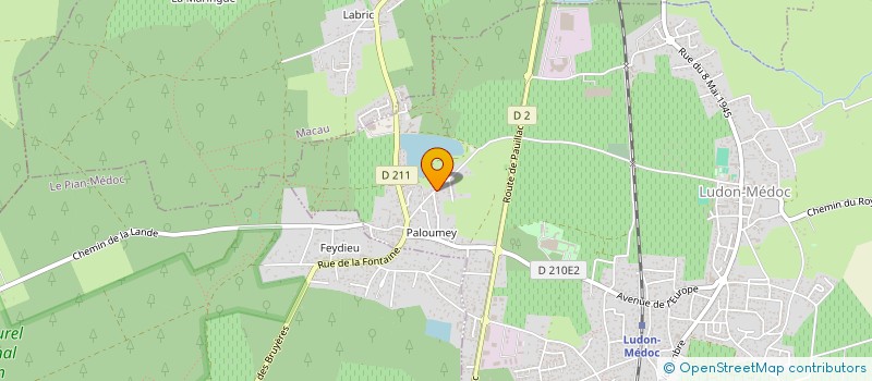 localisation de l'entreprise ADROPA  LUDON-MEDOC