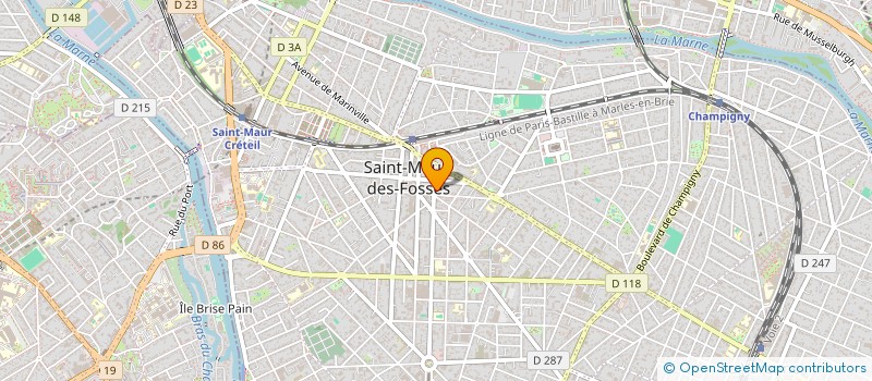 localisation de l'entreprise ADRP à SAINT-MAUR-DES-FOSSES