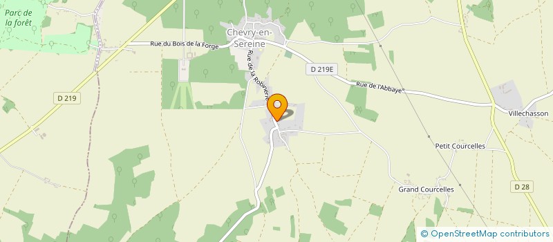 localisation de l'entreprise ADRV ENGINEERING  CHEVRY-EN-SEREINE