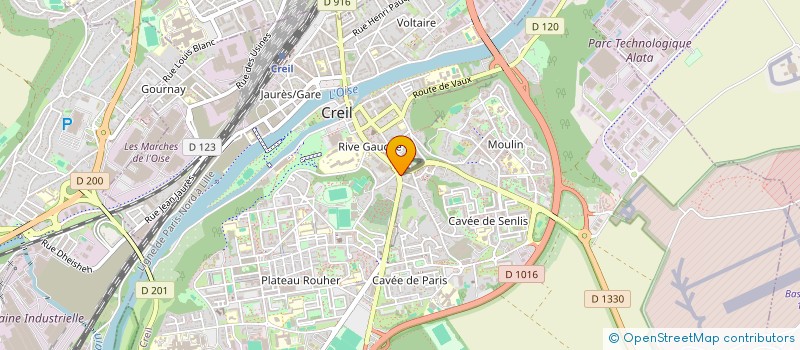 localisation de l'entreprise ADRYKNY  CREIL