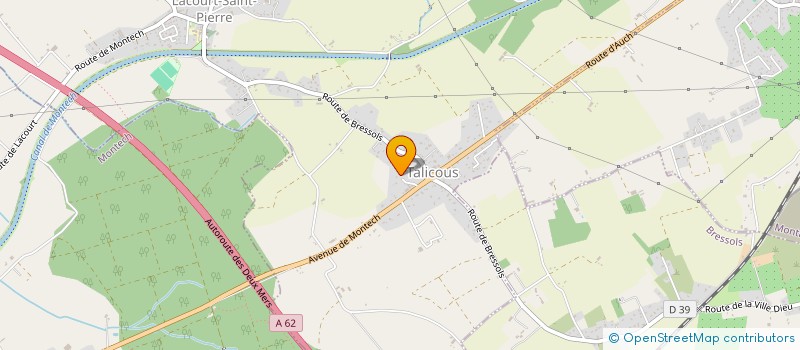 localisation de l'entreprise ADRYMAX  LACOURT-SAINT-PIERRE