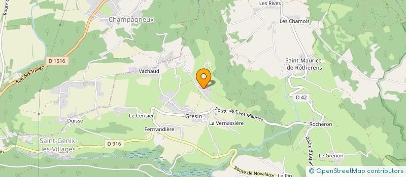 localisation de l'entreprise ADRYS  SAINT-GENIX-LES-VILLAGES