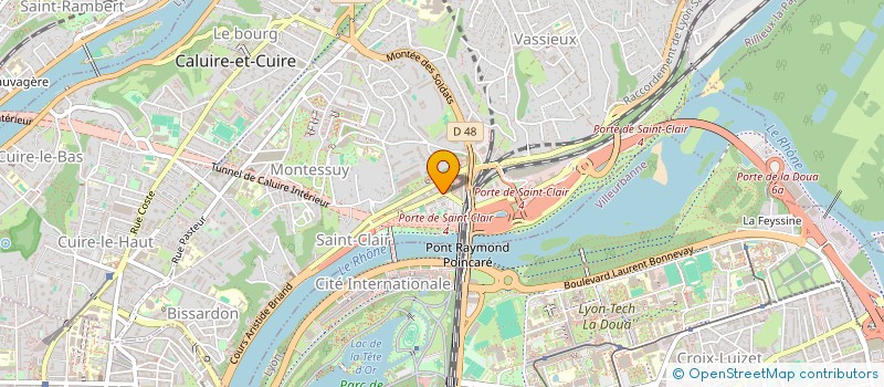 localisation de l'entreprise ADRZ INVEST  CALUIRE-ET-CUIRE