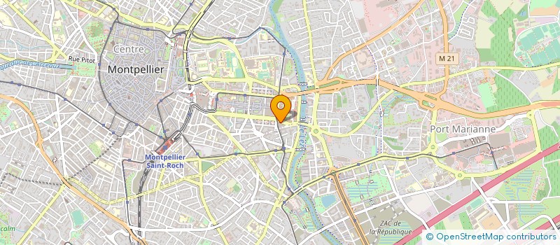 localisation de l'entreprise ADS 34 TAXI à MONTPELLIER