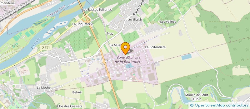 localisation de l'entreprise ADS 37 à CHARGE