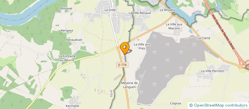 localisation de l'entreprise ADS à HERBIGNAC