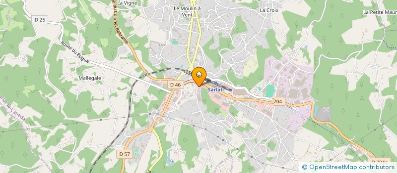 localisation de l'entreprise ADS  SARLAT-LA-CANEDA