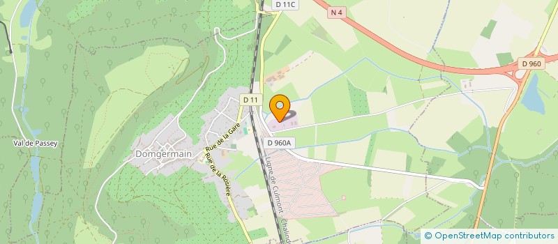 localisation de l'entreprise ADS  DOMGERMAIN