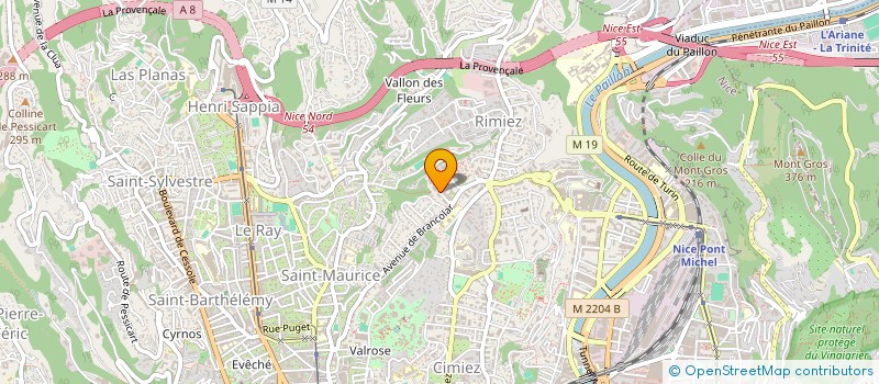 localisation de l'entreprise ADS à NICE