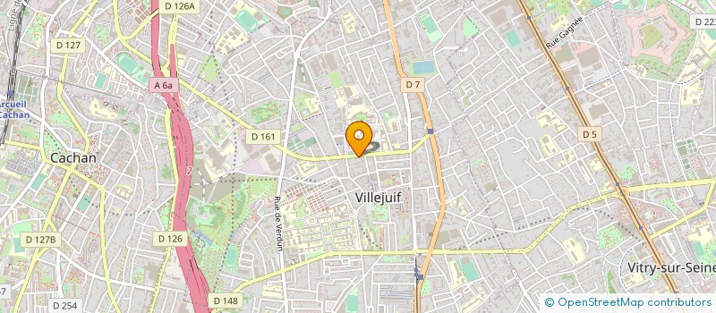 localisation de l'entreprise ADS à VILLEJUIF