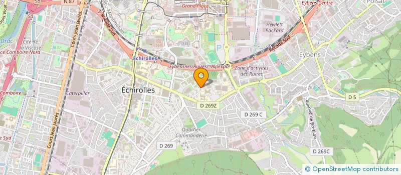 localisation de l'entreprise ADS à ECHIROLLES