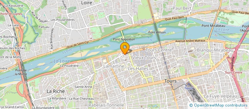 localisation de l'entreprise ADS  TOURS