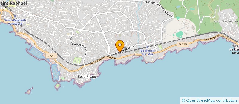 localisation de l'entreprise ADS  SAINT-RAPHAEL