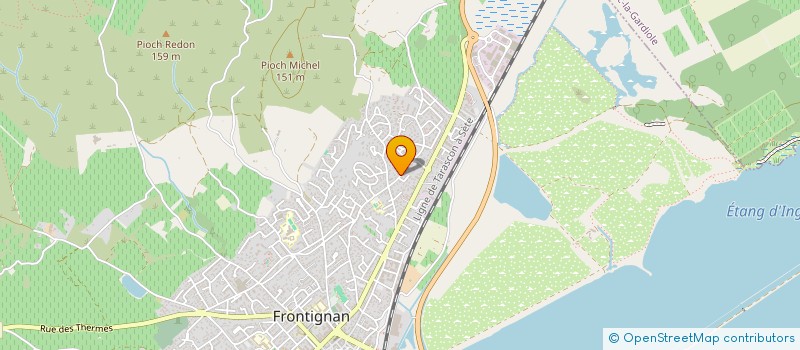 localisation de l'entreprise ADS à FRONTIGNAN