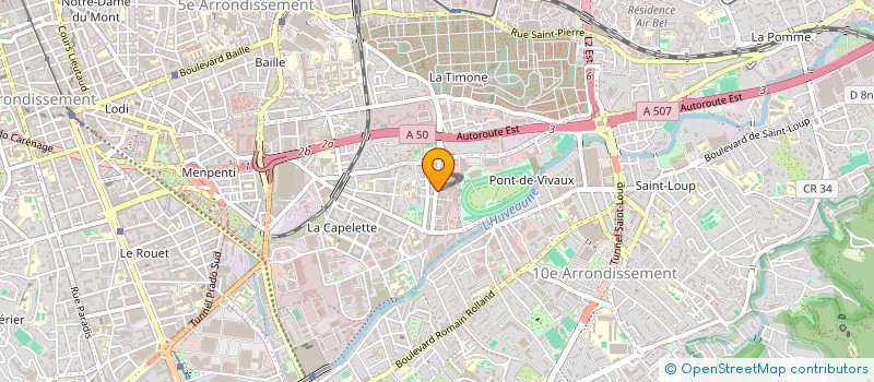 localisation de l'entreprise ADS AGENCEMENT ET CONSTRUCTION à MARSEILLE