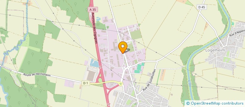 localisation de l'entreprise ADS AMENAGEMENT DU SOL  SAINTE-CROIX-EN-PLAINE