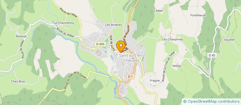 localisation de l'entreprise ADS AND CO  SAINT-JUST-EN-CHEVALET