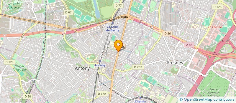 localisation de l'entreprise ADS ANTONY à ANTONY
