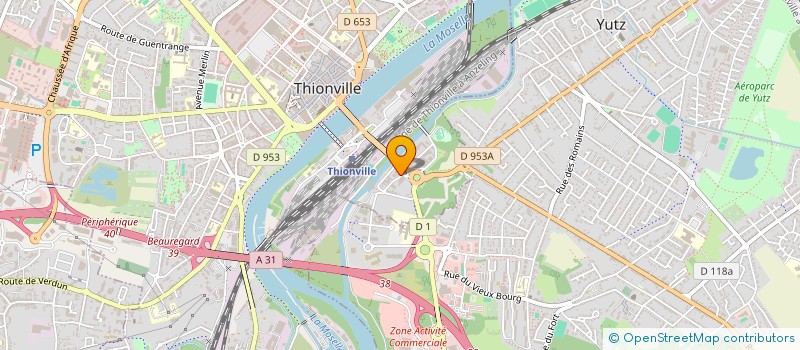 localisation de l'entreprise ADS - AUTO SPORT  THIONVILLE