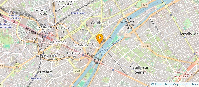 localisation de l'entreprise ADS.B à COURBEVOIE