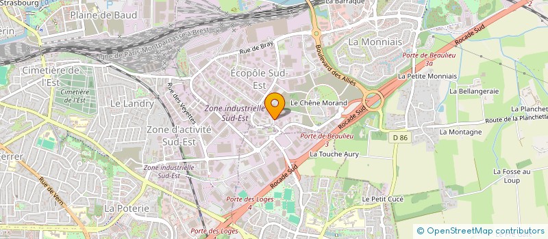 localisation de l'entreprise ADS-B NETWORK  RENNES