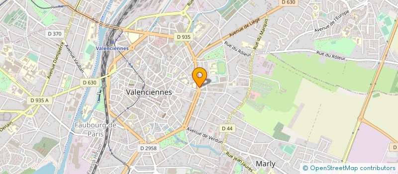 localisation de l'entreprise ADS BATIMENT à VALENCIENNES