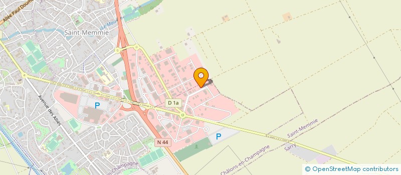 localisation de l'entreprise ADS CHAMPAGNE ARDENNE  CHALONS-EN-CHAMPAGNE