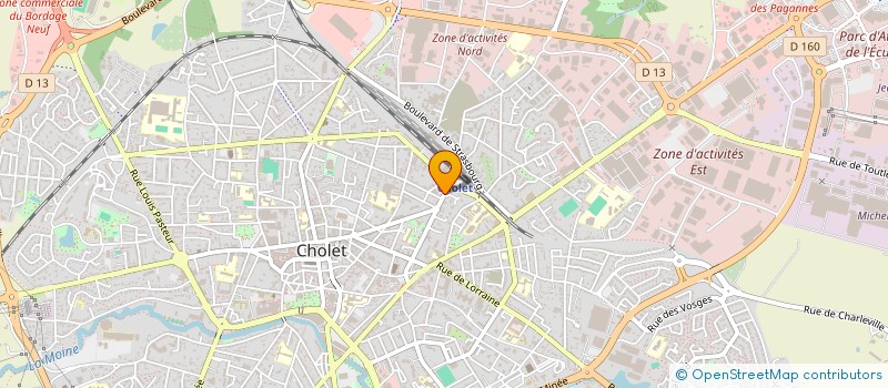 localisation de l'entreprise ADS CHOLET à CHOLET
