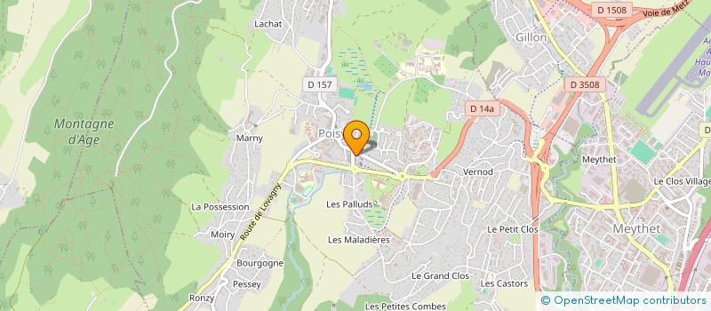 localisation de l'entreprise ADS CONSULTING  LE CHATELARD