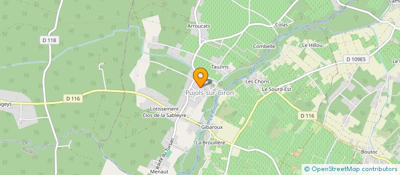 localisation de l'entreprise ADS CONSULTING  PUJOLS-SUR-CIRON