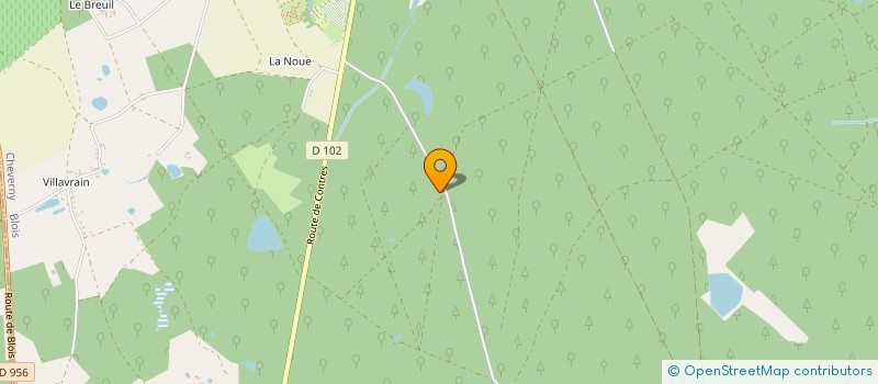 localisation de l'entreprise ADS CONVOYAGES  CHEVERNY