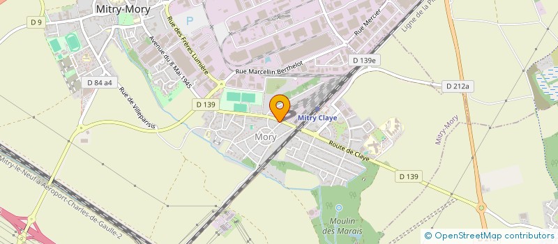 localisation de l'entreprise ADS CORP  MITRY-MORY