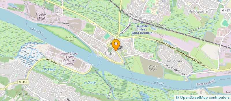 localisation de l'entreprise ADS CUBE  INDRE