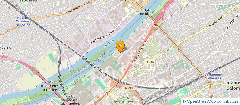 localisation de l'entreprise ADS DEMANTELEMENT ET ASSAINISSEMENT à NANTERRE
