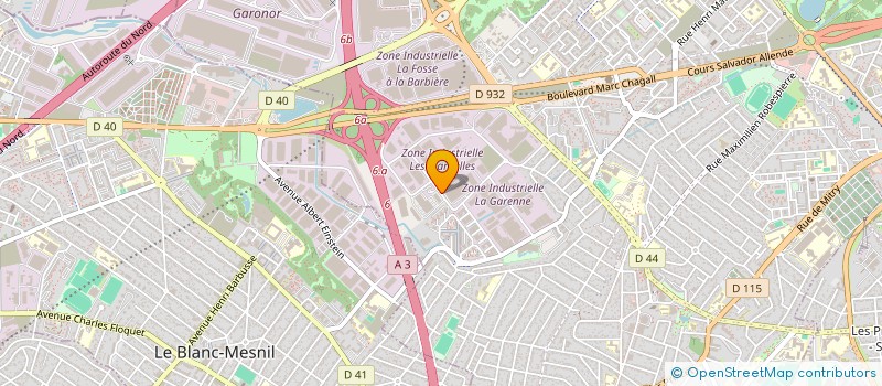 localisation de l'entreprise ADS EQUIPEMENTS à AULNAY-SOUS-BOIS