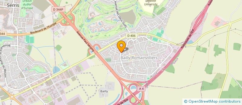 localisation de l'entreprise ADS EVENTS FRANCE  BAILLY-ROMAINVILLIERS